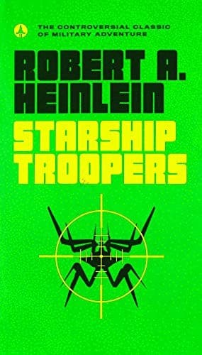 Starship Troopers by Robert A. Heinlein book cover