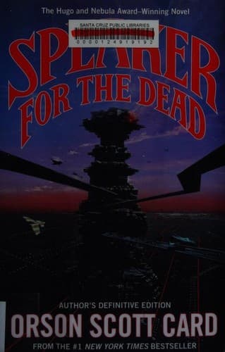 Speaker for the Dead by Orson Scott Card book cover