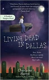 Living Dead in Dallas by Charlaine Harris book cover